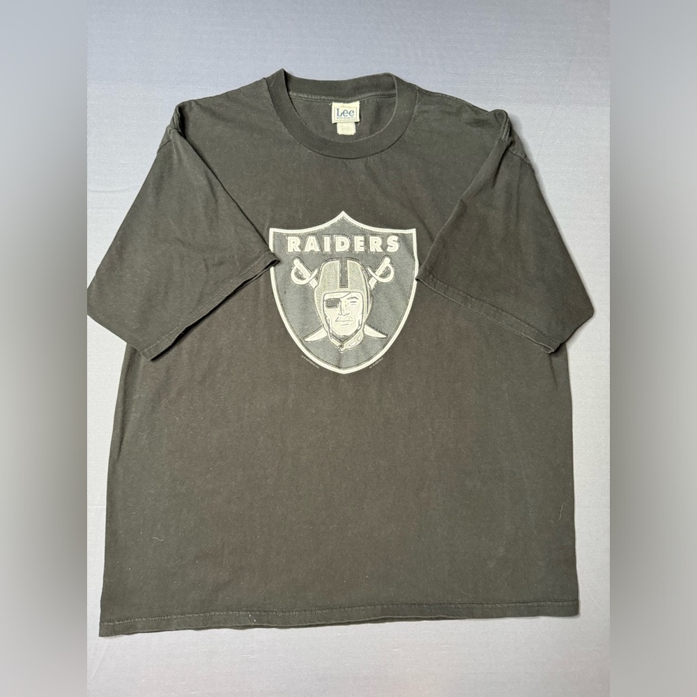 Vintage Oakland Raiders LEE Sport Big Print T-shirt XXL